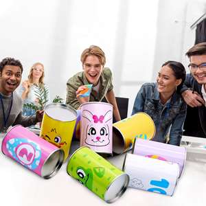 Enfants adultes vacances en plein air cour <span class=keywords><strong>chasse</strong></span> <span class=keywords><strong>aux</strong></span> <span class=keywords><strong>oeufs</strong></span> de Pâques jeux de fête d'anniversaire carnaval de Pâques sac de fèves lancer Knockdown Can <span class=keywords><strong>jeu</strong></span> ensemble - Product Image 6