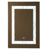Miroirs de salle de bain LED intelligents rectangulaires modernes IP44 avec éclairage arrière et interrupteur tactile pour maquillage – Offre Spéciale