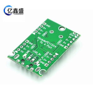 USB2.0 Hub Expansion Module 1 To 4 Ports Plastic Board No <b>Plug</b> Required For Computer Peripheral Use - Product Image 4