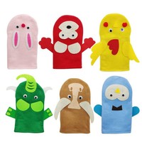 Kit de fabrication de marionnettes en feutrine pour enfants - 6 pièces - Créez vos propres marionnettes en feutrine d'animaux