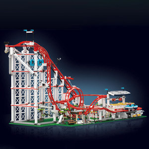 Mould <span class=keywords><strong>King</strong></span> 11014S Mould <span class=keywords><strong>King</strong></span> <span class=keywords><strong>Land</strong></span> Roller Coaster Juguetes Competencia dinámica Modelo Bloques de construcción Ladrillos - Product Image 4