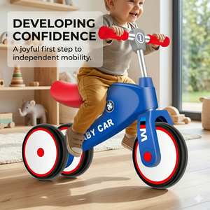 Bicicleta de Equilibrio para Niños Pequeños de 3 Ruedas, Antivuelco y Ligera, Certificada por EN71, Directo de Fábrica - Product Image 1