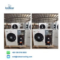 Compresseurs de type boîte à air refroidi à système split à économie d'énergie Icebear 3HP 4HP, réfrigérant R404a/R507a, efficace pour les camions de restauration
