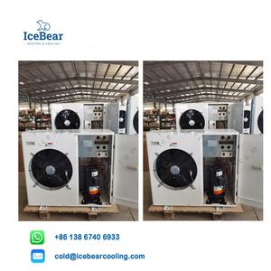 Compresseurs de type boîte à air refroidi à système split à économie d'énergie Icebear 3HP 4HP, réfrigérant R404a/R507a, efficace pour les camions de restauration - Product Image 3