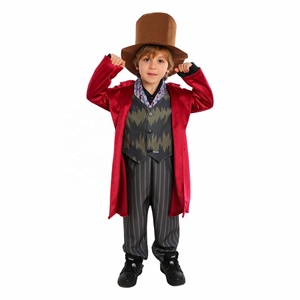 Costume da Carnevale per Bambini Ispirato a <span class=keywords><strong>Charlie</strong></span> e la Fabbrica di Cioccolato, Abito Oompa Loompa per Halloween - Product Image 2
