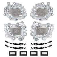 Pour Benz C W206 accessoires intérieurs 64 couleurs automobile LED lumière ambiante Kit couvre Turbo sortie Tweeter Unique LED éclairage