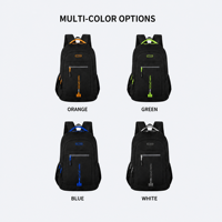 Sac à dos unisexe grande capacité pour ordinateur portable, en nylon résistant à l'eau, avec fermeture éclair, tendance, pour étudiants, en polyester, idéal pour les voyages transfrontaliers