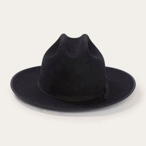 Sombreros Fedora de Lana Unisex Estilo Western Vintage al por Mayor, de Ala Ancha, Casuales, para Exteriores, para las Cuatro Estaciones - Product Image 2