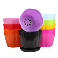 Mini Pot de fleurs en Pot, cylindre de culture en Pot, outils de jardin en plastique pour décoration de la maison