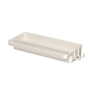 HeDou Kitchen Sink Storage Rack Off-White 25.5x8.5x5.5cm Hanging Dishwashing Drainer For Sponge And Cloths - Product Image 5