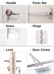 Porta in Acciaio Resistente ad Alta Sicurezza dal Design Postmoderno per Parchi e Uso Commerciale, Ben Sigillata e di Facile Manutenzione per Esterni/Interni - Product Image 6