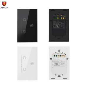 Interrupteur intelligent Tuya pour ventilateur et lampe, compatible Smart Life, norme américaine, panneau tactile en verre trempé, articles de magasin électrique, interrupteur déverrouillé - Product Image 6