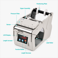 Distributeur automatique d'étiquettes X-130, machine électrique de séparation d'autocollants, séparateur de rouleaux à vitesse réglable et comptage automatique