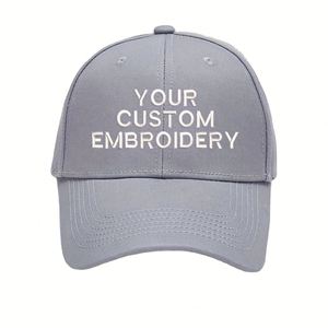 Gorra de Béisbol con Logotipo Personalizado, Bordada, Ajustable, de Algodón, MOQ de Una Pieza para Promoción de Marca Empresarial - Product Image 1