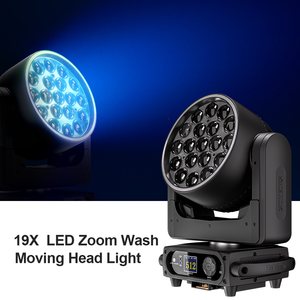 Cabeza móvil Shehds LED 19x15W RGBW Beam Wash Zoom para iluminación <span class=keywords><strong>de</strong></span> iglesia <span class=keywords><strong>de</strong></span> escenario - Product Image 1