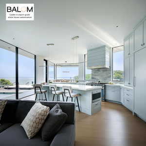 Armadio da cucina Set completo di alta <span class=keywords><strong>qualità</strong></span> bianco personalizzato Shaker Cabinet noi scaffali e armadi per <span class=keywords><strong>cucine</strong></span> di lusso - Product Image 1