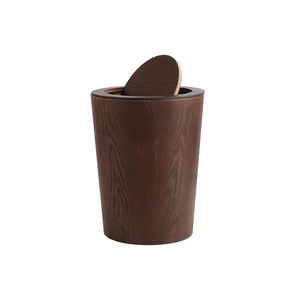 Papelera de madera nórdica personalizada para el hogar, sala de estar, oficina, habitación de Hotel, almacenamiento de residuos, cubo de <span class=keywords><strong>basura</strong></span>, papelera para Hotel - Product Image 4