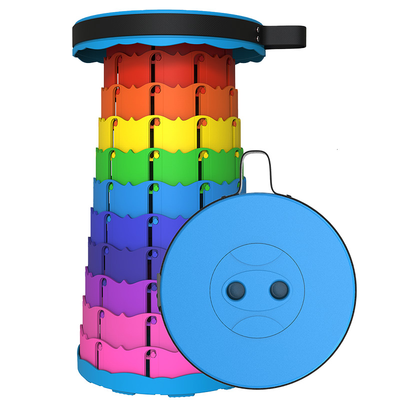 Портативный Регулируемый складной телескопический стул для кемпинга и рыбалки