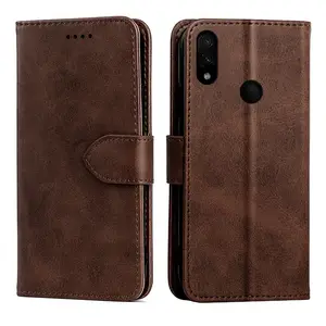Hot Sell Mobile Phone Leather Flip Cover Shockproof Case for Xiaomi Redmi Note 7 7s 8 Pro