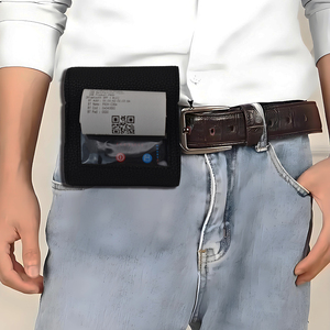 Impresora Bluetooth de 80mm, Mini impresora térmica de etiquetas adhesivas portátil, práctica máquina de impresión de billetes pequeños - Product Image 1