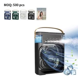 Ventilateur Brumisateur Portable USB avec Réservoir d'Eau Grande Capacité, Lumière LED, Effet Rafraîchissant, Idéal pour le Bureau (Promotionnel) - Product Image 3