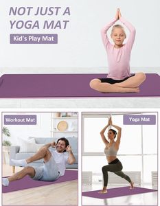 La mejor esterilla de <span class=keywords><strong>yoga</strong></span> ecológica grande con estampado de marca personalizada para <span class=keywords><strong>principiantes</strong></span> para ejercicios de estiramiento - Product Image 6