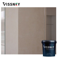 Peinture liquide acrylique de texture de calcaire durable de revêtement pour les murs intérieurs Application de brosse de méthode résistante à la chaleur et facile à nettoyer