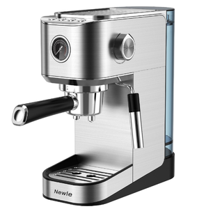 เครื่องชงกาแฟเอสเพรสโซแบบกึ่งอัตโนมัติ Newle แรงดัน 19 บา<span class=keywords><strong>ร์</strong></span> ควบคุมแบบดิจิตอล พร้อมหัวตีฟองนมสำหรับทำคาปูชิโ<span class=keywords><strong>น</strong></span>/ลาเต้ - Product Image 1