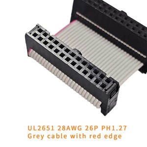 Conector Hembra IDC de 2.54 mm y 26 Pines, Cable Plano Eléctrico con Conector Tipo Cinta - Product Image 2