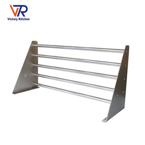 Victory Venta caliente Estante de almacenamiento de estante de pared plana de acero inoxidable para hoteles y restaurantes Equipo de catering - Product Image 3