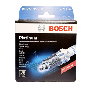 หัวเทียนแท้ Bosch 6751-4 VR7SPP30U 0242135560 อิริเดียม สำหรับ Kia Suzuki <span class=keywords><strong>FX</strong></span> เครื่องยนต์ดีเซล BKR6EGP Qichen 22401ED816CI34 ใหม่ - Product Image 1