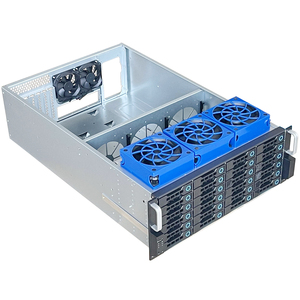 Zhenloong 4U 24 Bay Rackmount Máy Chủ Trường Hợp Đĩa Cứng Hot-Trao Đổi Lưu Trữ Chassis Sas SATA Với 12GB Backplane Sff8643 Giao Diện Dữ Liệu - Product Image 1