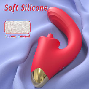 Vibrateur Shande Jasmine à léchage de langue, stimulation du point G, silicone imperméable, garantie de 12 mois, jouets pour adultes, sexe féminin - Product Image 4