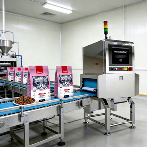 เครื่องตรวจจับรังสีเอ็กซ์สำหรับอาหารสัตว์เลี้ยงความไวสูง 0.2 มม. ตรวจจับเศษกระดูกและโลหะในอาหารเม็ดสำหรับสัตว์เลี้ยงแบบแห้ง - Product Image 1