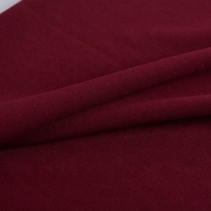 Textil de China de punto de trama rojo oscuro <span class=keywords><strong>tinte</strong></span> 100% poliéster tela del paño de terry para ropa deportiva - Product Image 4