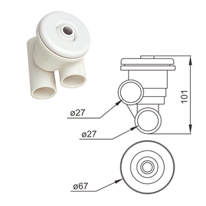 Boquillas <span class=keywords><strong>de</strong></span> chorro <span class=keywords><strong>de</strong></span> agua duraderas para piscinas, accesorios <span class=keywords><strong>de</strong></span> plástico ABS para SPA, boquillas <span class=keywords><strong>de</strong></span> pulverización tipo ojo <span class=keywords><strong>de</strong></span> pez - Product Image 4