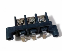 Borniers de connexion fermés en laiton, type rail DIN enfichable, connecteurs électriques pour circuits imprimés