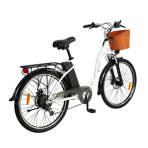 Vélo électrique urbain pour femmes adultes, 26 pouces, cadre bas, frein à disque, batterie amovible, vélo électrique - Product Image 2