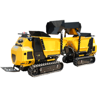 Mini-dumper sur chenilles de 0,8 tonne à bas prix, hydraulique, pour travaux de construction
