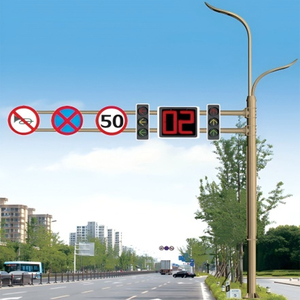 Nhà Máy Giá hình nón đa giác hình bát giác CCTV ánh sáng cantilever giao thông tích hợp cực - Product Image 4