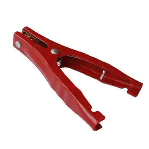 200A Red Or Black Popular Metal Epoxy Coated Clips With Copper Plated Jaws