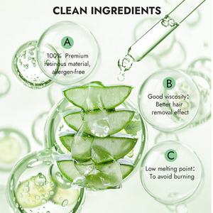 Cartouche de <span class=keywords><strong>Cire</strong></span> Dépilatoire Roll-on Rechargeable 100% Naturelle à l'Aloe Vera 100ml, Meilleure Vente Marque Blanche - Product Image 4