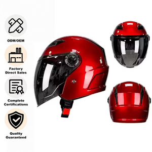 <span class=keywords><strong>Casco</strong></span> de Motocicleta Abierto 3/4 <span class=keywords><strong>Personalizado</strong></span>, Material ABS, Homologado por DOT, <span class=keywords><strong>Casco</strong></span> <span class=keywords><strong>Jet</strong></span> para Desplazamientos Urbanos y Conducción en Carretera - Product Image 1