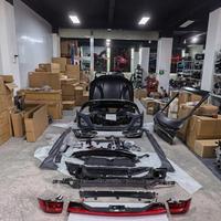Kit de Carrocería Completo Estilo RS7 C8 2025+ para Audi A7 S7 C7 C7.5 2009-2018, Incluye Parachoques Delantero y Trasero, Capó, Faros y Guardabarros