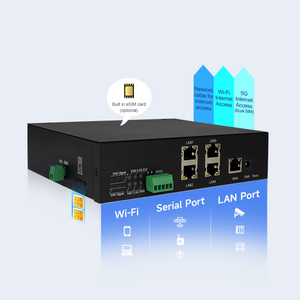 5G เราเตอร์อุตสาหกรรมร้อนล็อคสายรัดสำรองโมเด็มสถานี LTE Cat 12 Cat18 Cat20 Ax3000 Wifi6 2ซิมการ์ดจีเอสเอ็มเกตเวย์ - Product Image 5