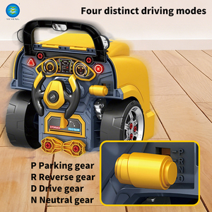 Juguete Educativo Multifuncional de Ensamblaje, Juego de Herramientas de Reparación e Ingeniería, Autobús Escolar de Simulación, Alcancía de Plástico, Cumple con la Norma EN71 - Product Image 3