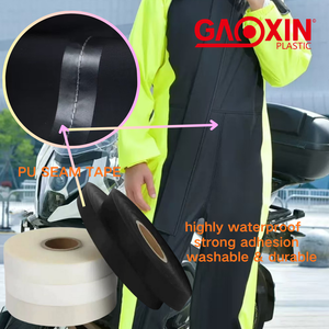 Ruban d'étanchéité composite PU imperméable à adhérence thermique pour tentes, salopettes, housses de moto - Product Image 2