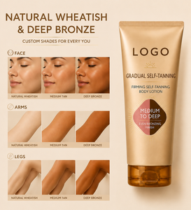Loción Corporal Autobronceadora <span class=keywords><strong>Gradual</strong></span> de Etiqueta Privada, Tono Bronceado Natural sin Exposición al Sol, Reafirmante, Color Trigo - Product Image 2