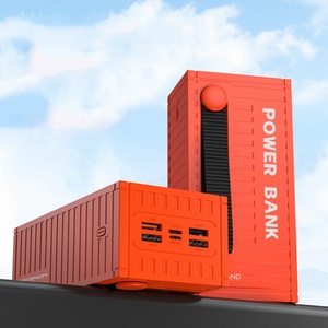 Nouvelle batterie externe créative pour l'extérieur, design conteneur, affichage numérique, grande capacité 20000 mAh - Product Image 2