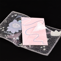 Porte-cartes PVC personnalisé, étui de passeport transparent en PVC imperméable, portefeuille de voyage en plastique, porte-documents et billets